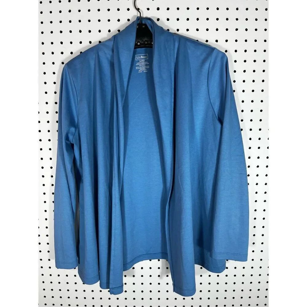L.L Bean open cardigan sweater size S